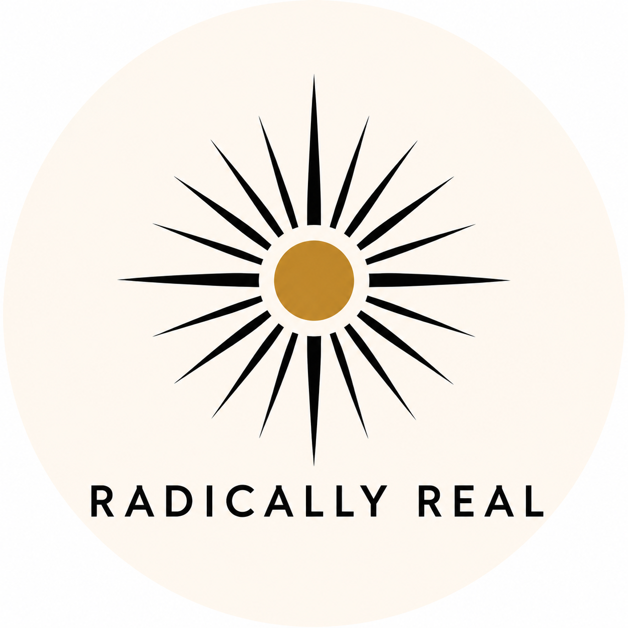 Radically Real sun logo
